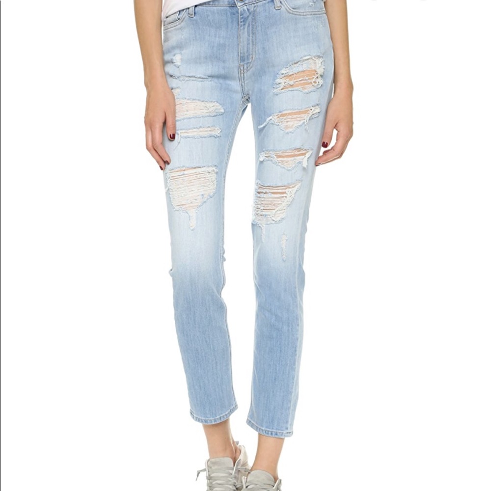 IRO mandy distressed boyfriend jeans